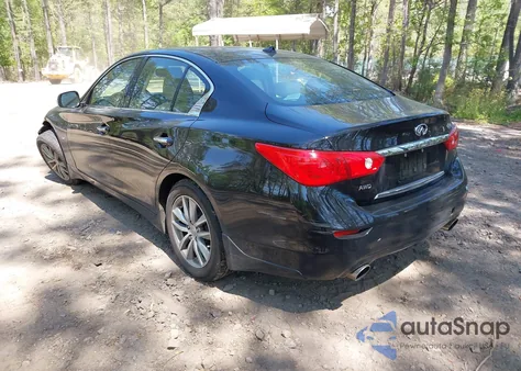 2016 Infiniti Q50 2.0T Premium z USA, uszkodzony, nr VIN JN1CV7AR2GM250429